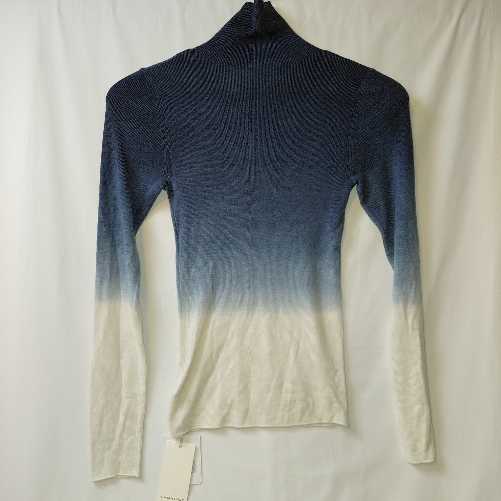 Conmense Wool‎ Blend Ombre Slim Knit Top Women's Size XS New With Tags - Picture 2 of 6
